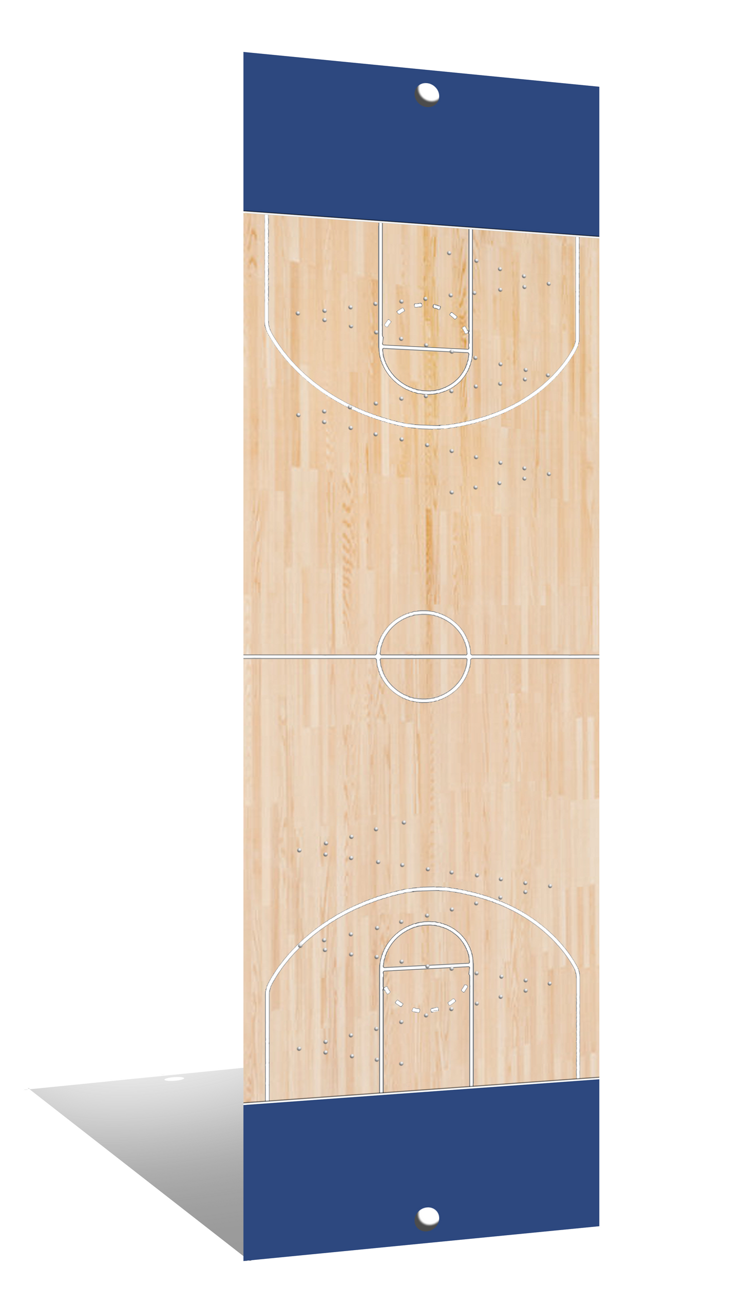 Blitz Board Signature Basketball Court Solid Wood