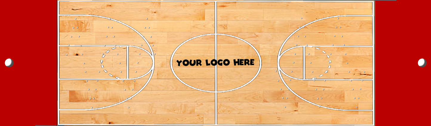 Blitz Board Signature Basketball Court Solid Wood